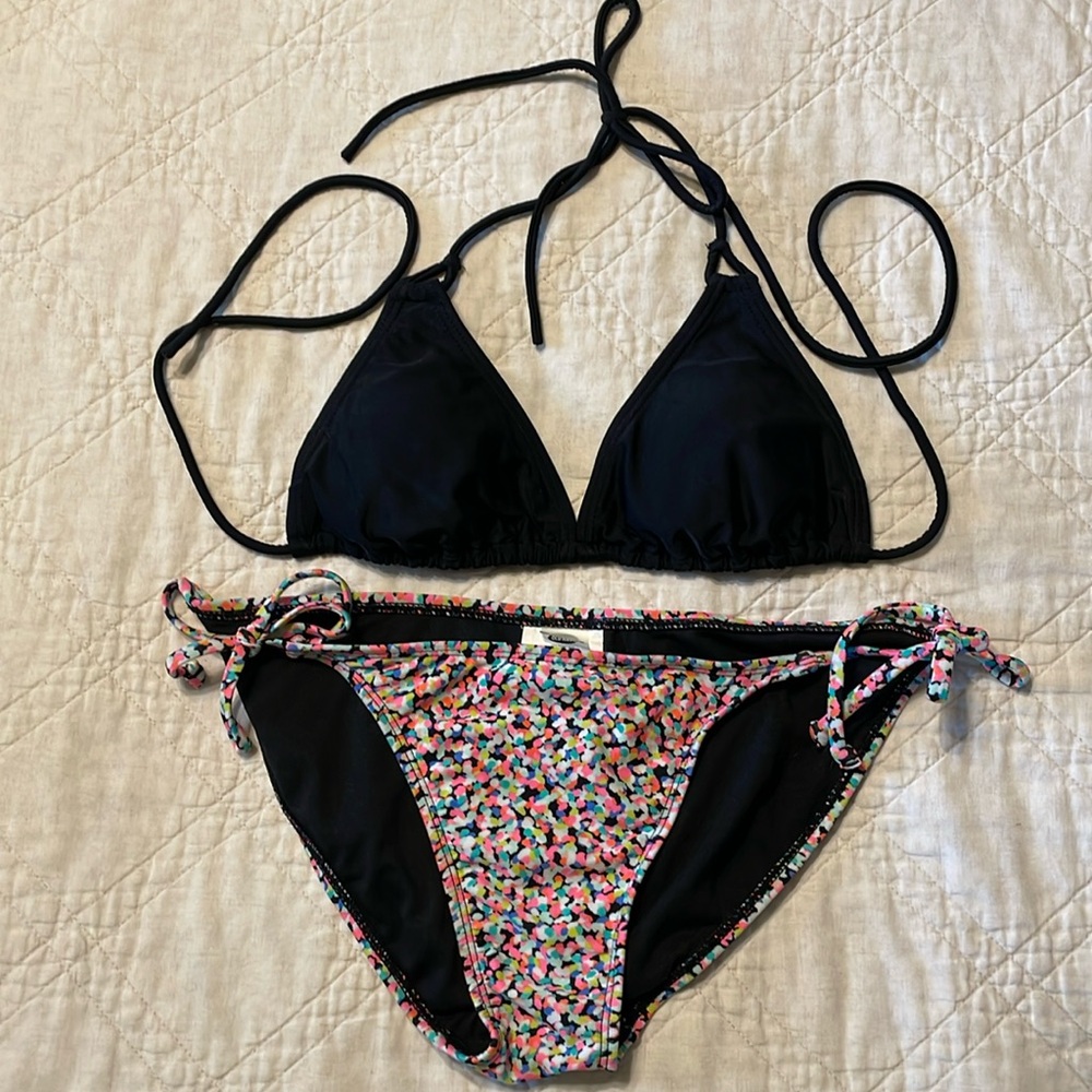 Confetti & Black Bikini, Size M